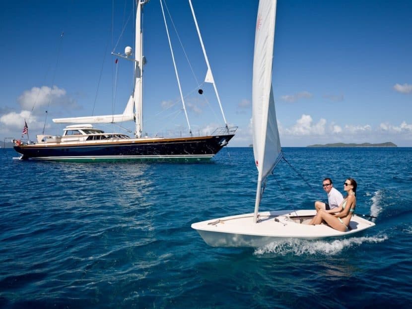 sailing a yacht charter