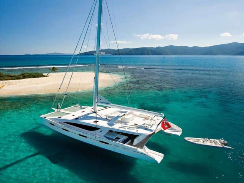 chartering catamaran caribbean